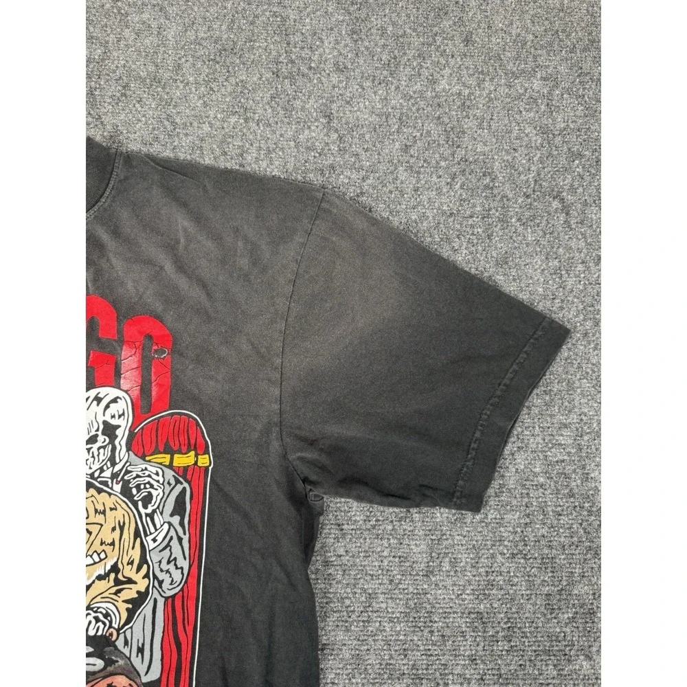 Warren Lotas Boss Of The Wind City Al Capone Shirt Mens Large Gray Chicago - Picture 2 of 9